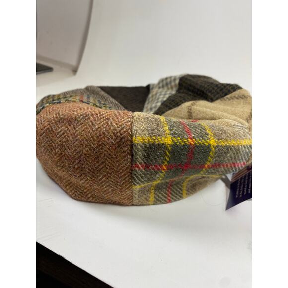 Hats in the Belfry NWT Wool Blend Golfer Flat Cap Panel Hat XL - Picture 9 of 11